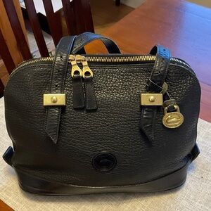 Dooney and Bourke rare all weather leather black buckle bag